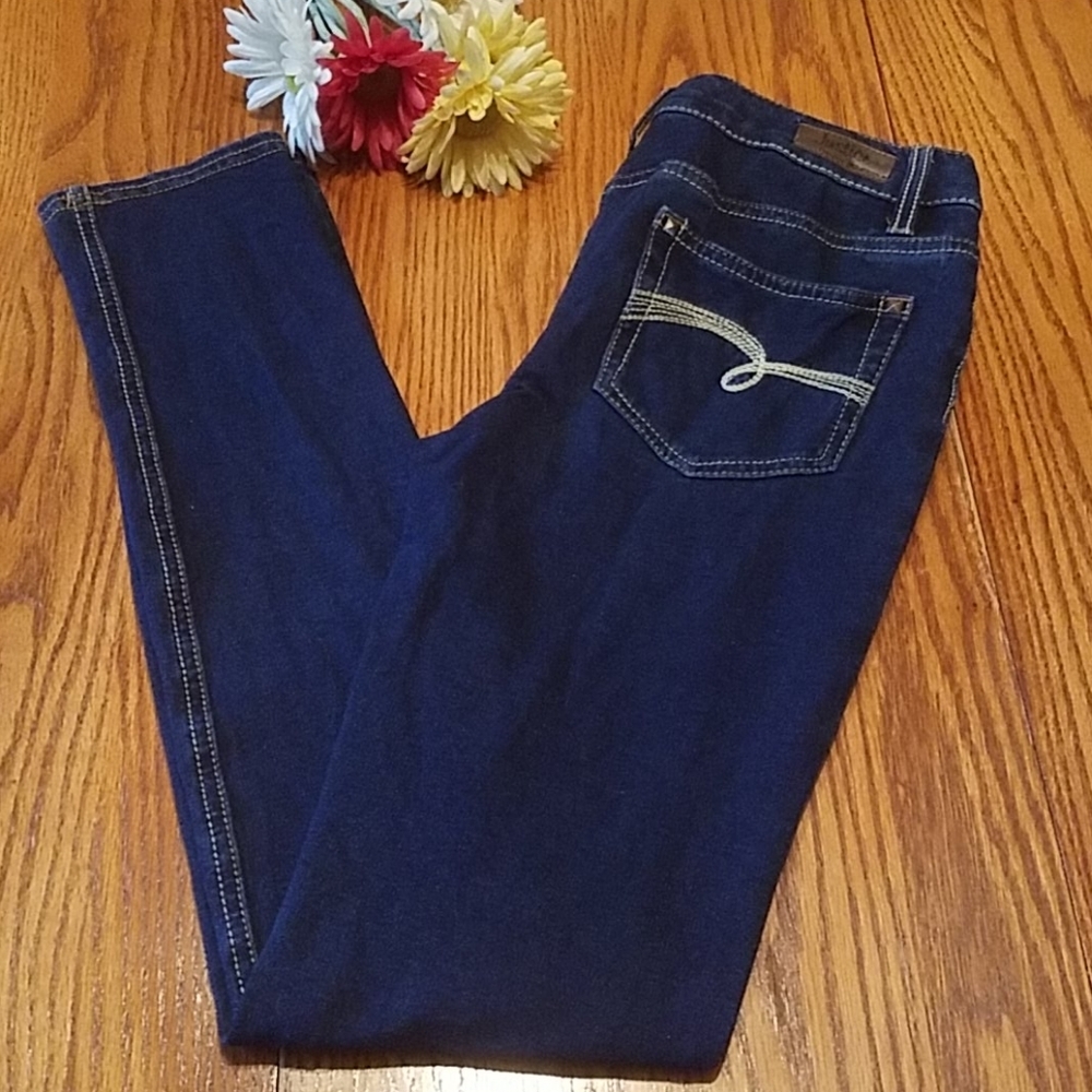 Justice Premium Knit Jegging Dark Blue - Size 14R